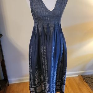 Max Edition Blue Midi Dress